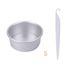 Load image into Gallery viewer, 4/6/8 Inch Round Cake Pan Set With Removable Bottom Aluminum Alloy Cake Pans