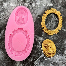 Load image into Gallery viewer, Silicone Mirror/Frame Fondant Molds