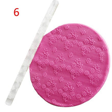 Load image into Gallery viewer, Acrylic Rolling Pin Designed Fondant Cake Impression/Embossing