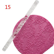 Load image into Gallery viewer, Acrylic Rolling Pin Designed Fondant Cake Impression/Embossing