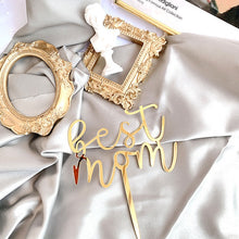 Load image into Gallery viewer, Dad / Mom Acrylic Cake Topper