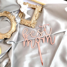 Load image into Gallery viewer, Dad / Mom Acrylic Cake Topper