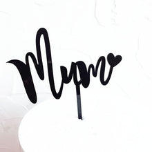 Load image into Gallery viewer, Dad / Mom Acrylic Cake Topper