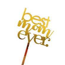 Load image into Gallery viewer, Dad / Mom Acrylic Cake Topper