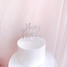 Load image into Gallery viewer, Various Designs - Happy Birthday Acrylic Cake Topper