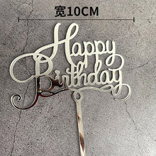 Load image into Gallery viewer, Various Designs - Happy Birthday Acrylic Cake Topper