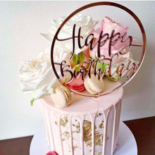 Load image into Gallery viewer, Various Designs - Happy Birthday Acrylic Cake Topper