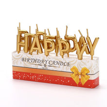 Load image into Gallery viewer, Candle Sets; Happy Birthday Letter Candles; Cake Birthday Party Candles Supplies