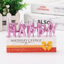 Load image into Gallery viewer, Candle Sets; Happy Birthday Letter Candles; Cake Birthday Party Candles Supplies
