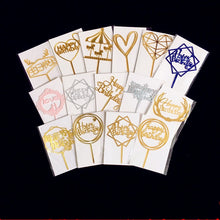 Load image into Gallery viewer, Acrylic Birthday / Love / Baby Shower Cake Toppers