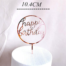 Load image into Gallery viewer, Acrylic Birthday / Love / Baby Shower Cake Toppers