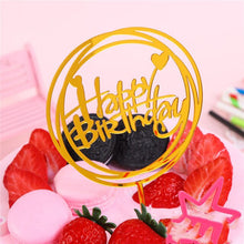 Load image into Gallery viewer, Acrylic Birthday / Love / Baby Shower Cake Toppers