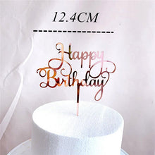 Load image into Gallery viewer, Acrylic Birthday / Love / Baby Shower Cake Toppers