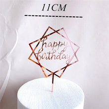 Load image into Gallery viewer, Acrylic Birthday / Love / Baby Shower Cake Toppers