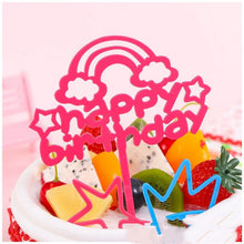 Load image into Gallery viewer, Acrylic Birthday / Love / Baby Shower Cake Toppers