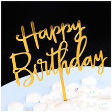 Load image into Gallery viewer, Acrylic Birthday / Love / Baby Shower Cake Toppers