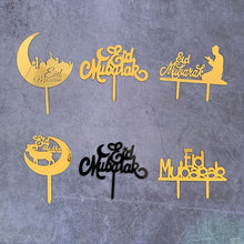 Load image into Gallery viewer, 2021 New Eid Mubarak Cake Topper Acrylic