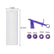 Load image into Gallery viewer, 4Pcs Cake Comb/Sprinkle Gun/Impression Mat Set