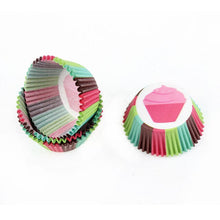 Load image into Gallery viewer, 100Pc Paper Cake Forms Cupcake ; Baking Cupcake Paper Party Supplies