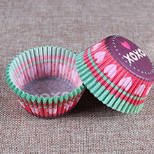 Load image into Gallery viewer, 100Pc Paper Cake Forms Cupcake ; Baking Cupcake Paper Party Supplies