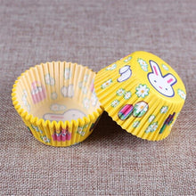 Load image into Gallery viewer, 100Pc Paper Cake Forms Cupcake ; Baking Cupcake Paper Party Supplies