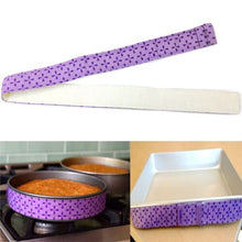 Load image into Gallery viewer, Cake Baking Pan Strips: Bake Even Strip Belt
