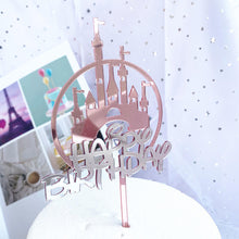 Load image into Gallery viewer, 1Pcs Acrylic Castle Cake Topper
