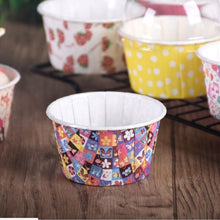 Load image into Gallery viewer, 50pcs Foil and Paper Cupcake Liners
