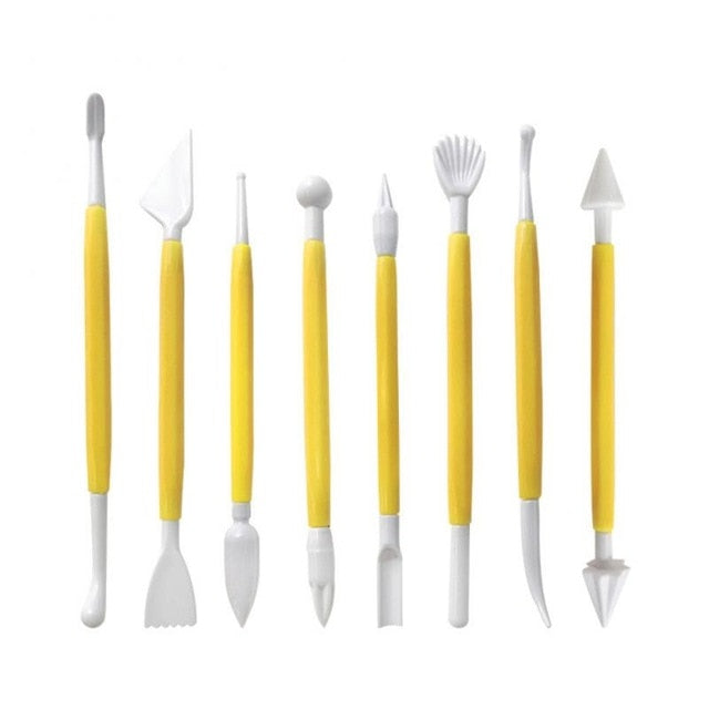 8pcs/Set Carving Tool Fondant Set