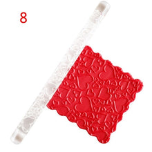 Load image into Gallery viewer, Acrylic Rolling Pin Designed Fondant Cake Impression/Embossing
