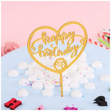 Load image into Gallery viewer, Acrylic Birthday / Love / Baby Shower Cake Toppers
