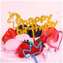 Load image into Gallery viewer, Acrylic Birthday / Love / Baby Shower Cake Toppers
