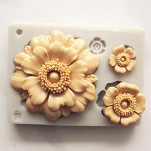 Load image into Gallery viewer, Pretty Flower Silicone Fondant Mold

