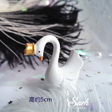 Load image into Gallery viewer, Birthday/Wedding Party Swan Cake Topper
