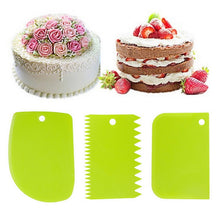 Load image into Gallery viewer, 3PCS Plastic Cake Decorating Comb Set
