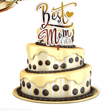 Load image into Gallery viewer, Best MOM Acrylic Cake Toppers
