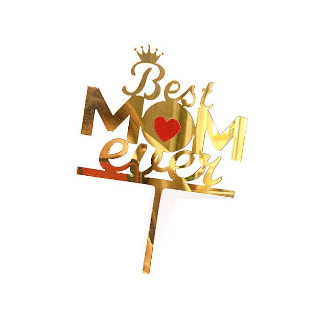 Best MOM Acrylic Cake Toppers
