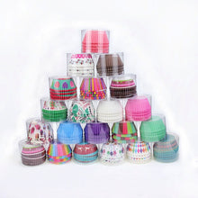 Load image into Gallery viewer, 100Pc Paper Cake Forms Cupcake ; Baking Cupcake Paper Party Supplies
